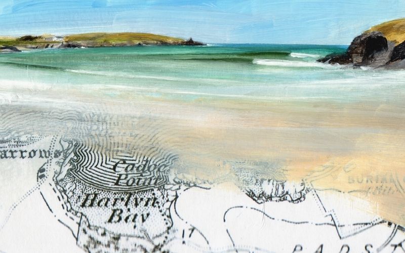 fine art print of harlyn bay