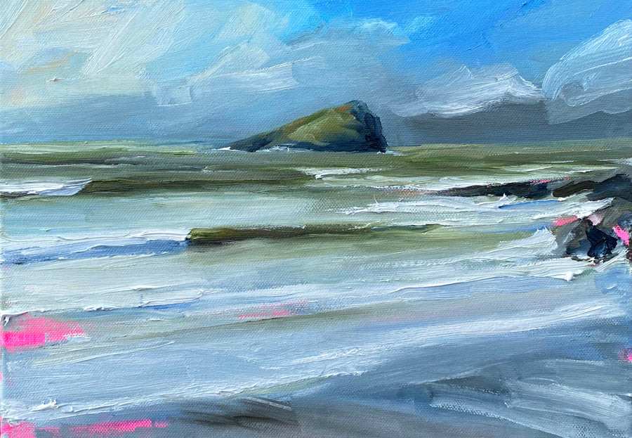 painting of wembury