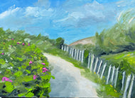 "Mawgan Porth Path of Dreams" - Original Painting