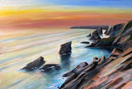 "Bedruthan sunset" Fine Art Print