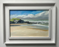 "Treyarnon from the van " - Original Painting