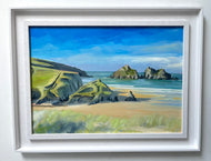 "Holywell Bay" - Original Painting