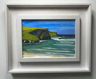 "Mawgan Porth dropping tide" - Original Painting