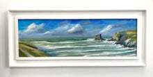 "On the cliff path at Porthcothan" - Original Painting
