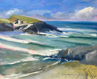 "Treyarnon at Half Term" - Original Painting