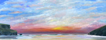"Mawgan Porth Sunset" - Original Painting