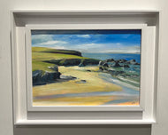 "Across Porthcothan" - Original Painting