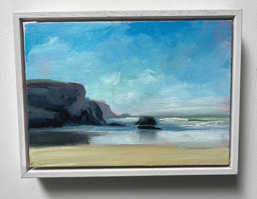 'Mawgan Porth Cliffs ' - Original Painting