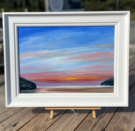 "Mawgan Porth sunset 2" - Original Painting