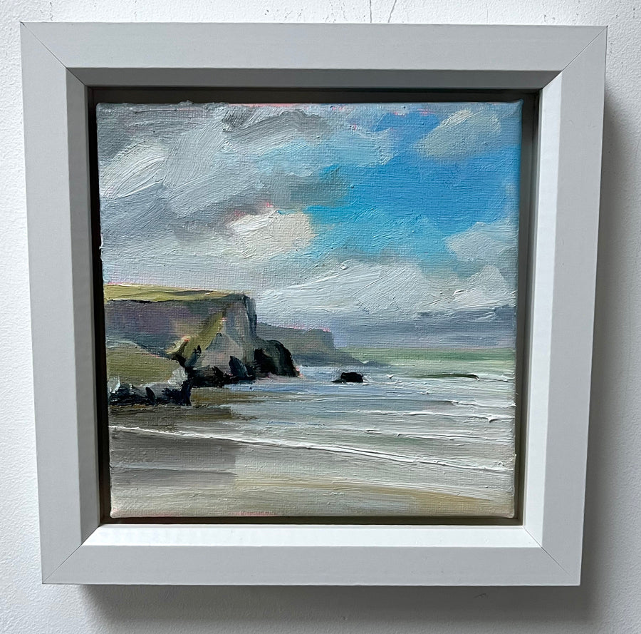 'Mawgan Porth morning on the cliff' - Original Painting