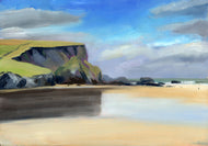 "Mawgan Porth January" Fine Art Print