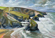 "Bedruthan Steps" Fine Art Print
