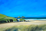 "Holywell Bay" Fine Art Print