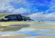 "Across Mawgan Porth" Fine Art Print