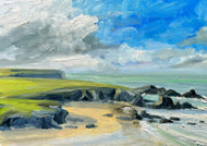 "Porthcothan December" Fine Art Print