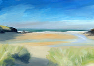 "Porthcothan Sunshine" Fine Art Print