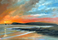 "Treyarnon to Trevose Sunset" Fine Art Print