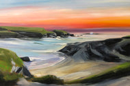 "Sunset over Trethias Island" Fine Art Print