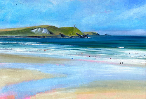 painting of polzeath