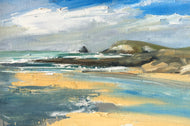 "Treyarnon to Trevose Oil" Fine Art Print