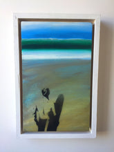 Mixed media original painting by surf artist Toby Ray