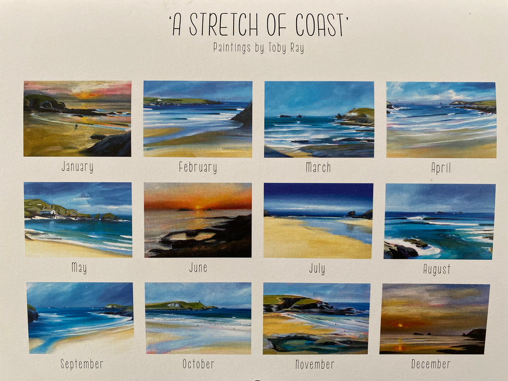 2023 Fine Art Calendar - Surf Artist Toby Ray – Toby Ray Fine Art