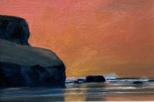 "Mawgan Porth Sunset" - Original Oil Painting