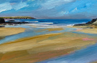 "Trevone Oil sketch" Fine Art Print