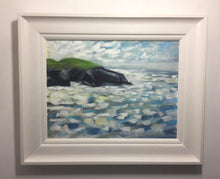 trethias island framed original artwork by toby ray