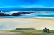 "Wave Watching at Treyarnon" Fine Art Print