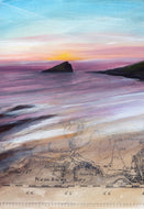"Wembury Sunset" Fine Art Print